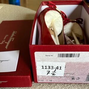 Never worn NEW Varina Patent Leather Ballet Flats. Not certain if original box.